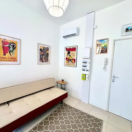 Le Nemausus, T2, Coeur De Nimes, Lit 160 Et Clim Appartement Nîmes